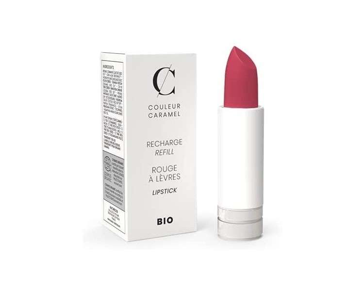 Couleur Caramel Bio & Vegan Matte Lipstick Refill 121 Brick Red