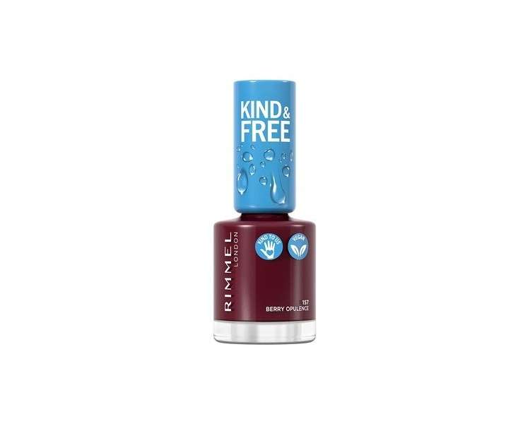 Rimmel K&F Nail Polish 157 Berry Opulence 8ml