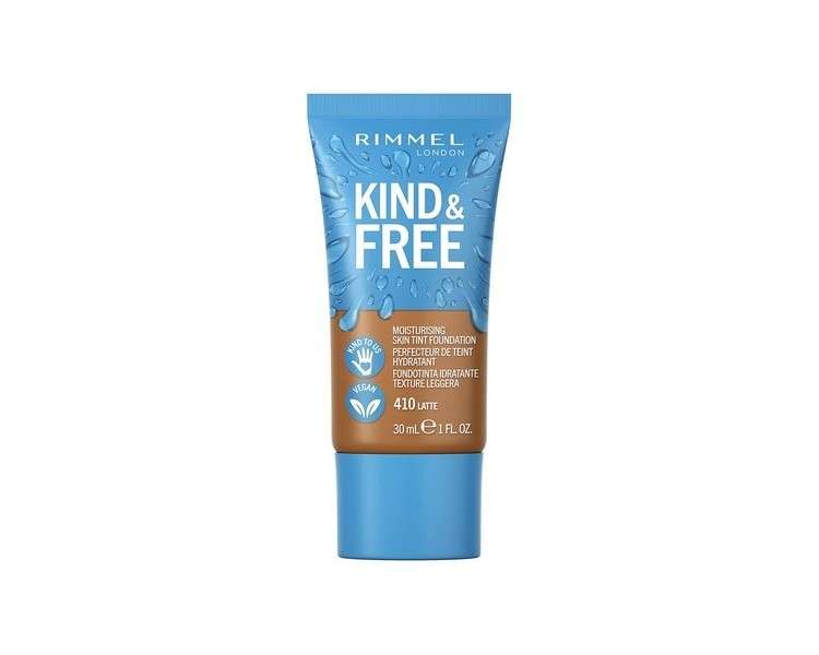 Rimmel Kind + Free Moisturising Skin Tint Foundation Latte 410