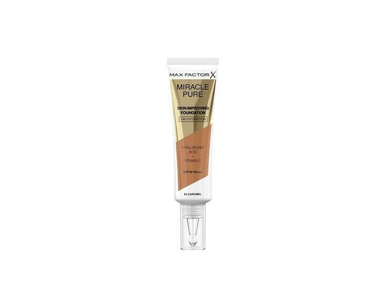 Max Factor Miracle Pure Skin Improving Foundation with SPF 30 30ml - Shade 85 Caramel