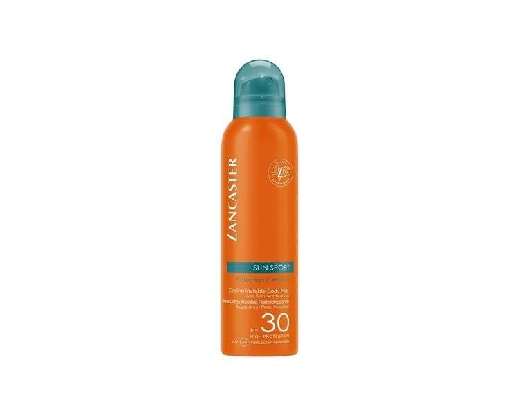 Lancaster Sun Sport Cooling Invisible Body Mist SPF30 200ml Broad Spectrum Sunscreen