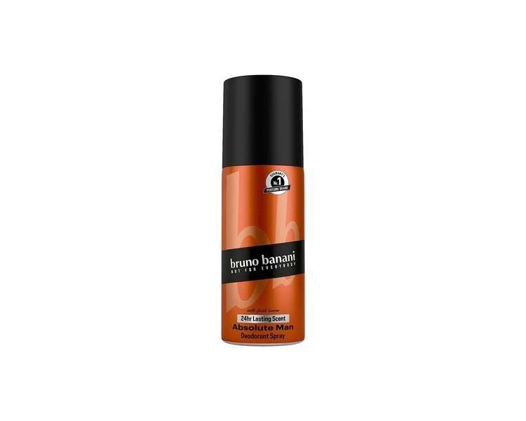 Bruno Banani Fragrance Absolute Man Deodorant Body Spray with Oriental-Spicy Scent 150ml