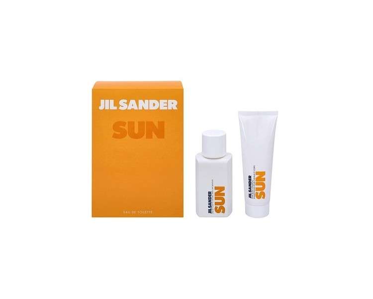 Jil Sander Sun Women Set Eau De Toilette 75ml + Hair Body Shampoo 75ml