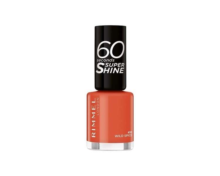 Rimmel 60 Seconds Super-Shine Nail Polish 8ml 410 Wild Spice