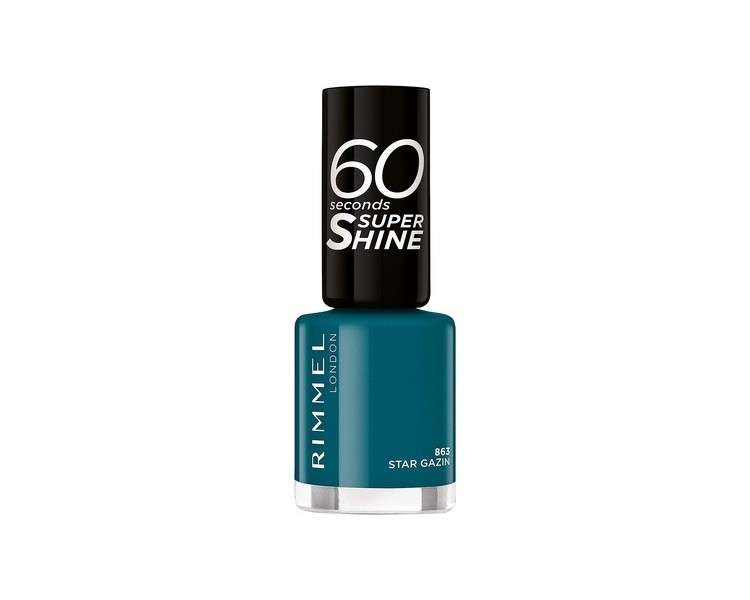 Rimmel 60 Seconds Super Shine Nail Polish 863 Star Gazin 60ml