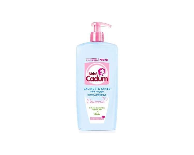 Cadum Pure Cleansing Water 750ml Bottle