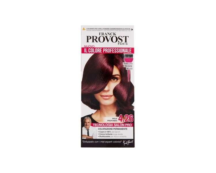 Franck Provost Paris Permanent Hair Color 4.26 Deep Violet