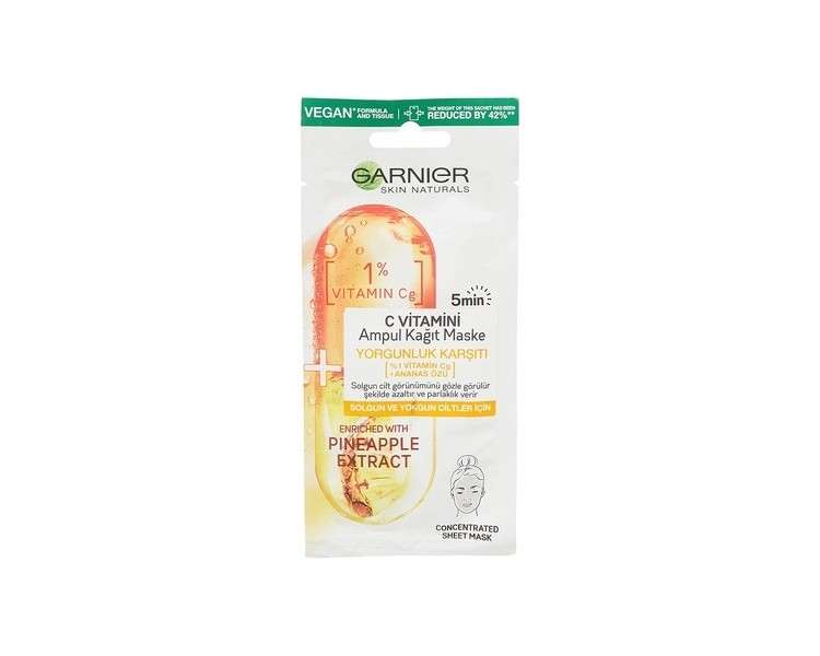 Garnier Vitamin C Anti-Fatigue Sheet Face Mask