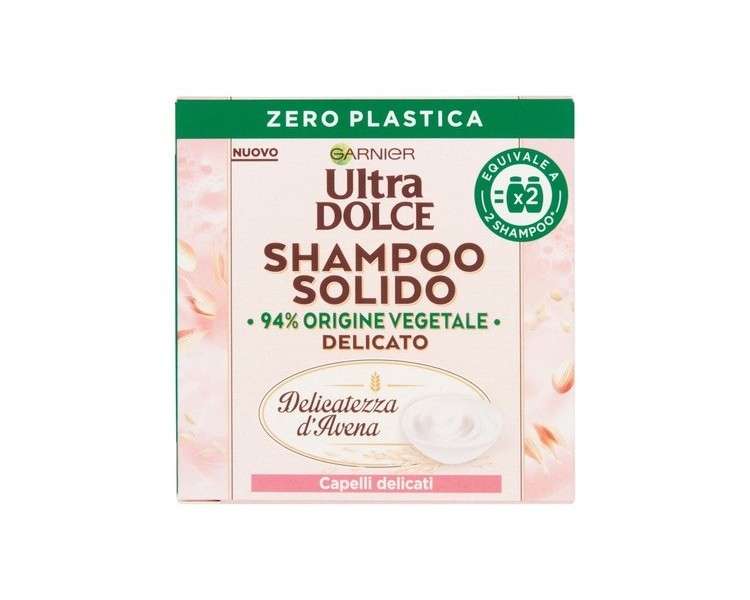 Garnier Ultra Dolce Solid Shampoo With Oat For Sensitive Skin & Hair 60g