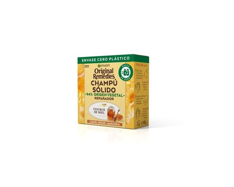 Garnier Original Remedies Solid Shampoo Damaged Brittle Hair 60g