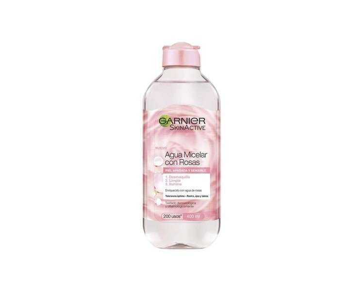 Garnier Skin Active Micellar Water with Roses for Dull and Sensitive Skin 400ml