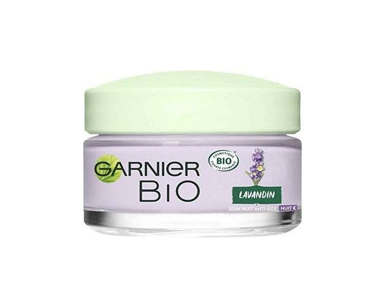 Garnier Bio Night Cream Anti-Aging Care with Organic Lavandin Essential Oil 50ml