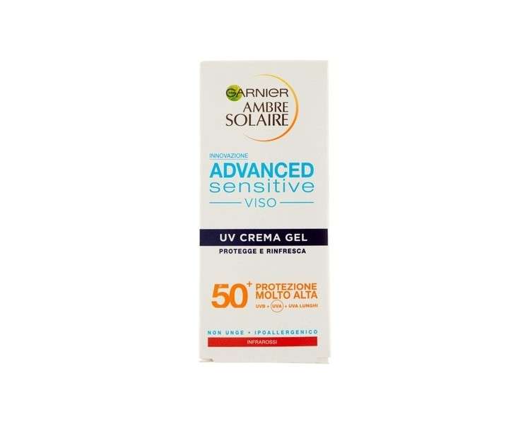 Garnier Ambre Solaire Advanced Sensitive UV Face Cream 50ml SPF 50+