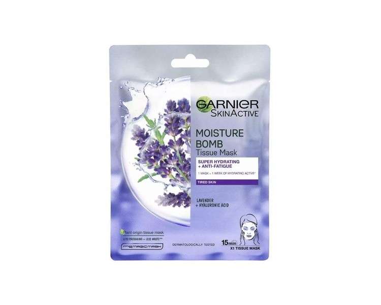 Garnier Moisture Bomb Lavender Sheet Mask