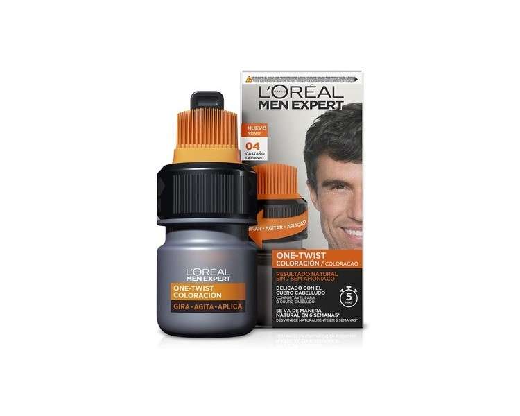 L'oréal Men Expert Men Expert one-twist hair color No.4 Dark Chestnut 50ml