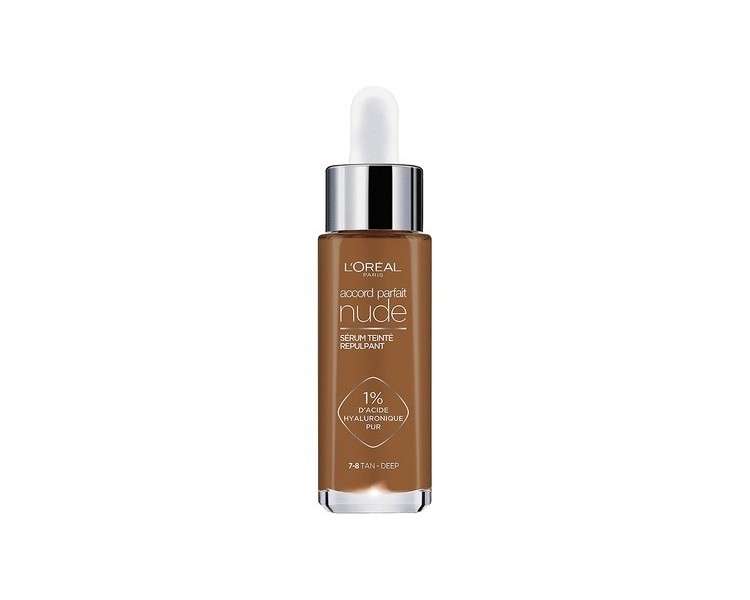 L'Oréal Paris Perfect Match Plumping Tinted Serum 30ml Shade 7-8 Tan Deep