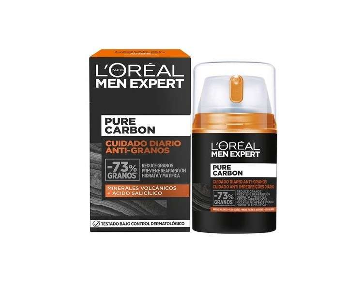 L'Oréal Men Expert pure charcoal anti-pimples daily care 50ml