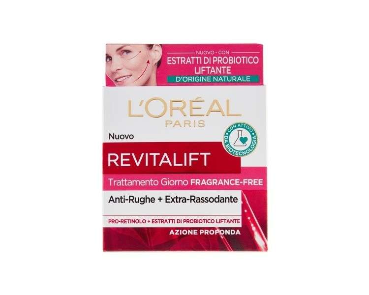 L'Oréal Paris Revitalift Fragrance-Free Face Cream with Probiotics 50ml
