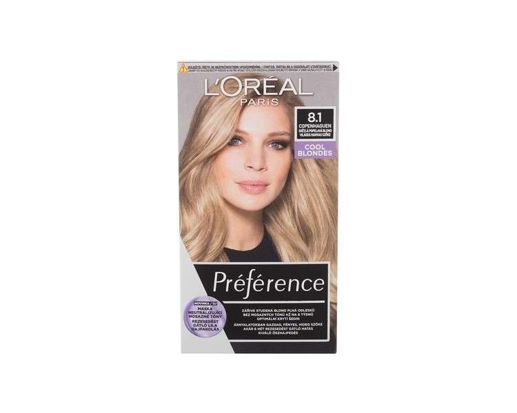 L'Oreal Paris Preference Hair Color 8.1 Copenhagen 60ml