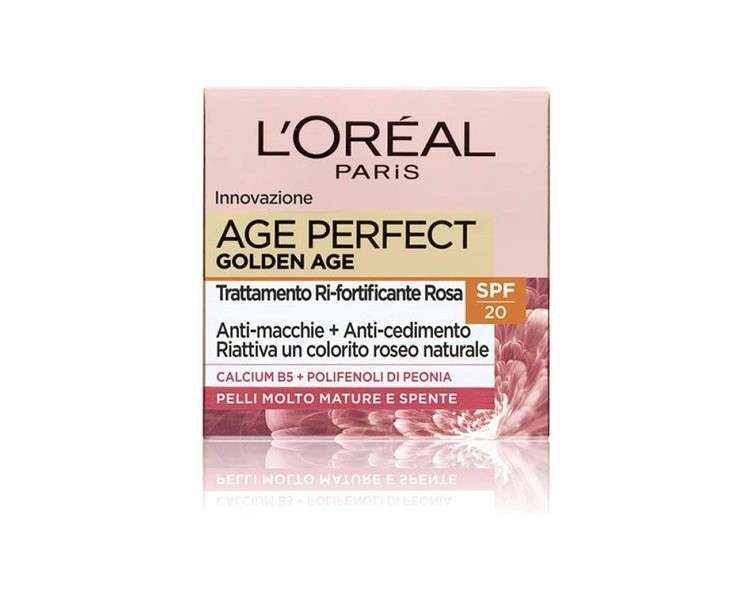 L'Oréal Paris Age Perfect Golden Age Face Cream with SPF 20 Anti-Aging Effect 50ml