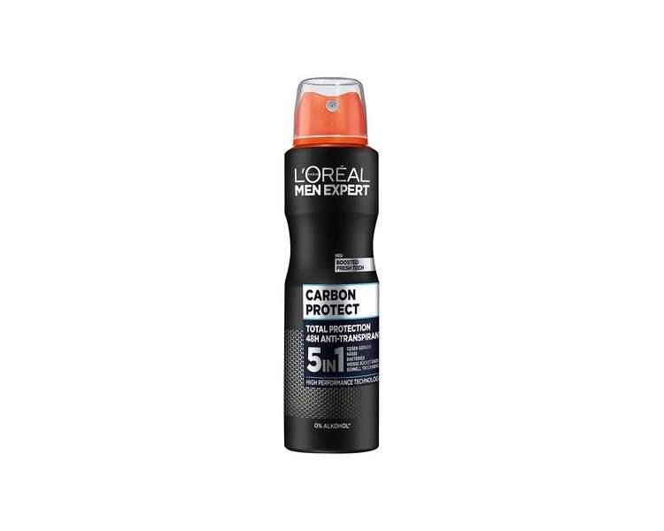 L'Oréal Men Expert Carbon Protect 5-in-1 Deodorant Spray 150ml