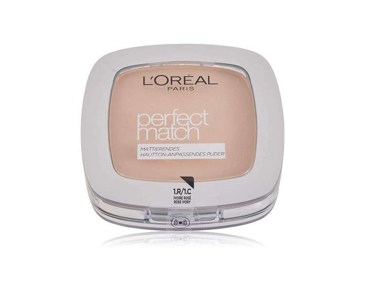 L'Oréal Paris Perfect Match Powder Makeup with SPF 8 9g - Rose Ivory
