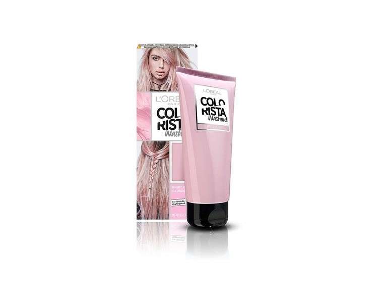 Colorista Wash Out Pastel Pink Hair Color 100ml