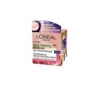 L'Oreal Paris Age Perfect Golden Age Night Cream 50ml - Anti-Sagging and Radiance for Mature Skin