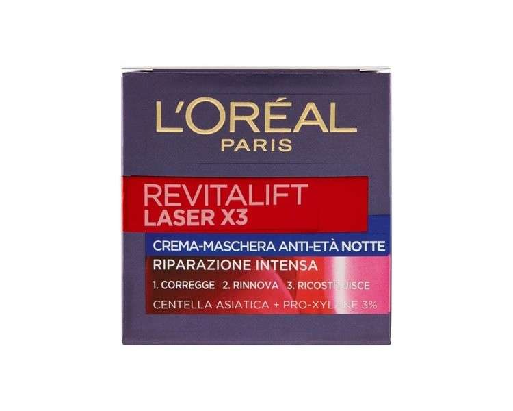 L'Oreal Revitalift Laser X3 Cream Mask Ampoules Night 50ml