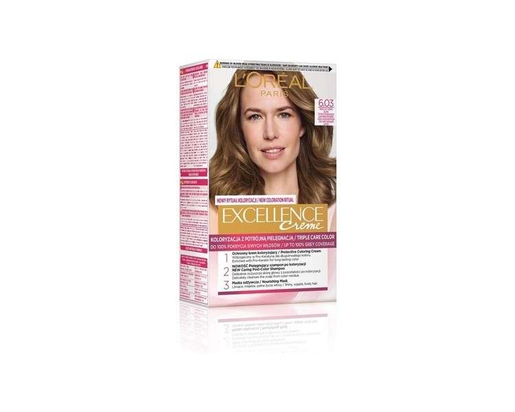 L'Oréal Paris Excellence Hair dye luminous dark blonde 6.03