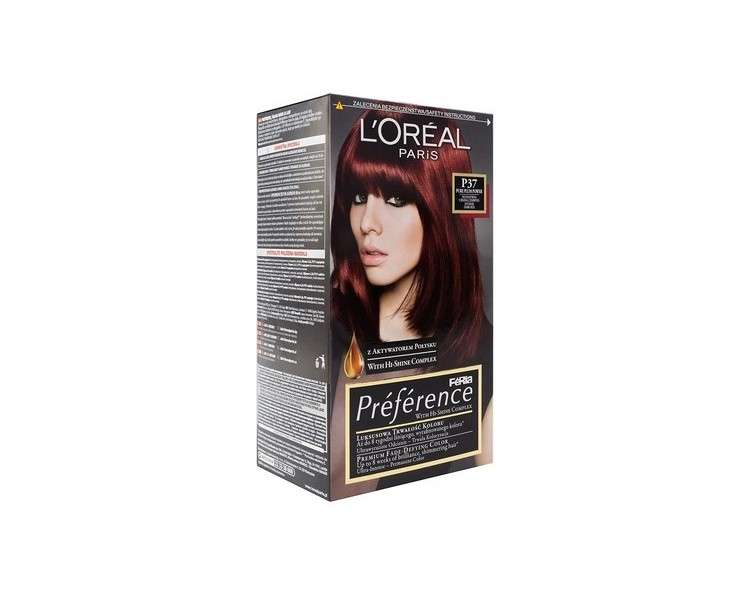 Loreal Feria Preference Hair dye P37 Pure Plum Power