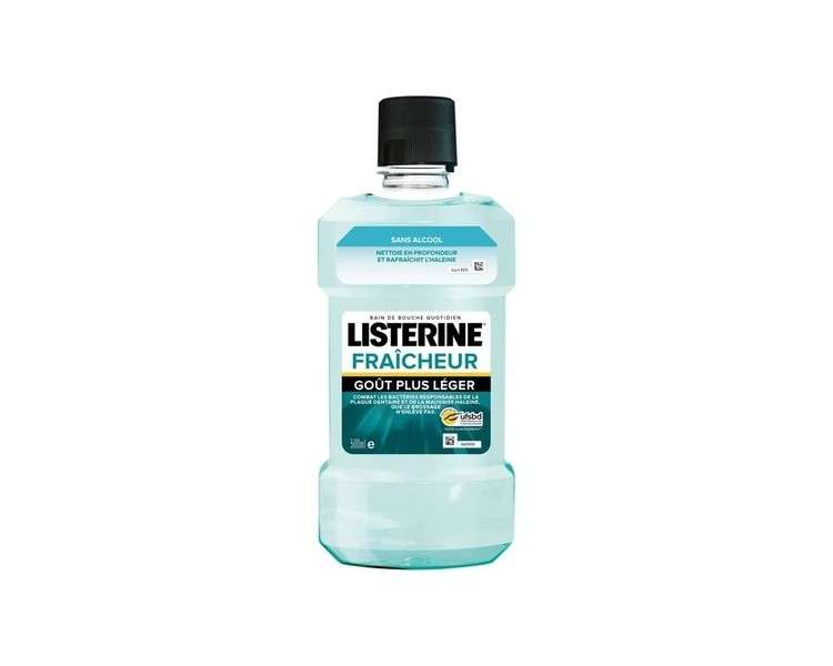 Listerine Freshness Mouthwash Lighter Taste 500ml