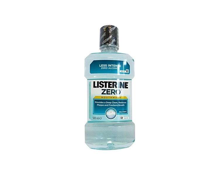 Zero Mild Mint Mouthwash 500ml Alcohol-Free