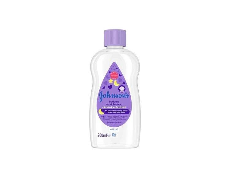 Johnson & Johnson Baby Bedtime Oil 200ml - Ideal for Massage