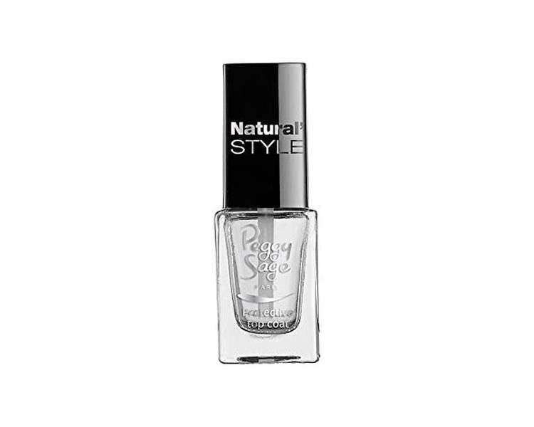 Peggy Sage Protective Top Coat Natural Style Mini Nail Polish 5ml