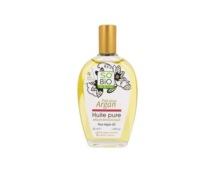 SO'BiO Etic Pure 100% Organic Argan Oil 50ml