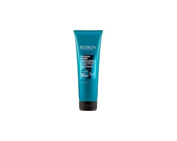 REDKEN Extreme Length Triple Action Treatment Hair Mask with Biotin 250ml