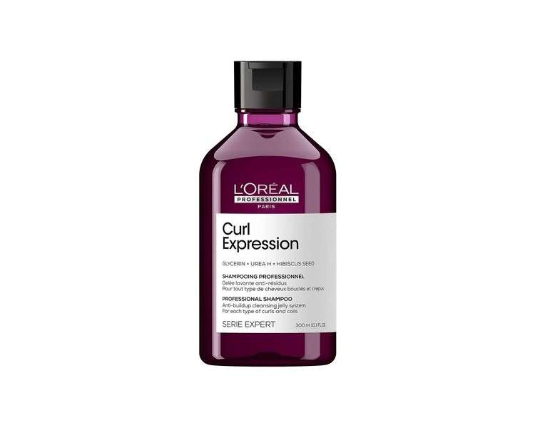 L'Oréal Professionnel Serie Expert Curl Expression Clarifying Shampoo with Glycerin, Urea H and Hibiscus Seed Extract 300ml