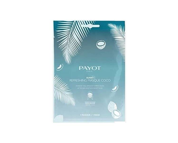 Payot Sunny Refreshing Coco Mask Soothing After-Sun Tissue Mask