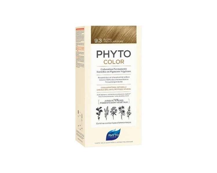 Phyto PhytoColor Permanent Hair Dye 9.3 Very Light Golden Blonde