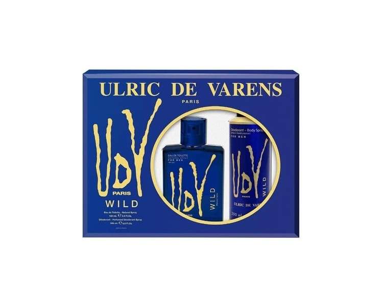 Ulric de Varens Wild Set 100ml Perfume and 200ml Deodorant