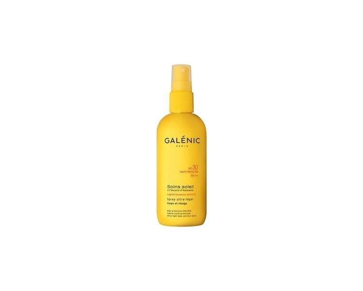 Galénic Sun Care Ultra-Light Body and Face Spray SPF 30 125ml