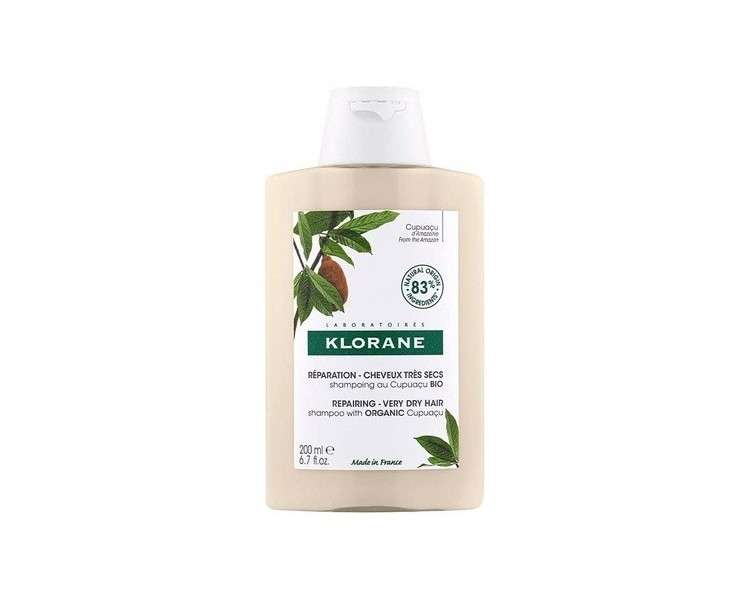Klorane Repairing Very Dry Hair Shampoo with Cupuaçu Organic 200ml