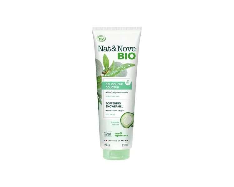 Nat&Nove Bio Softening Shower Gel Almond 250ml