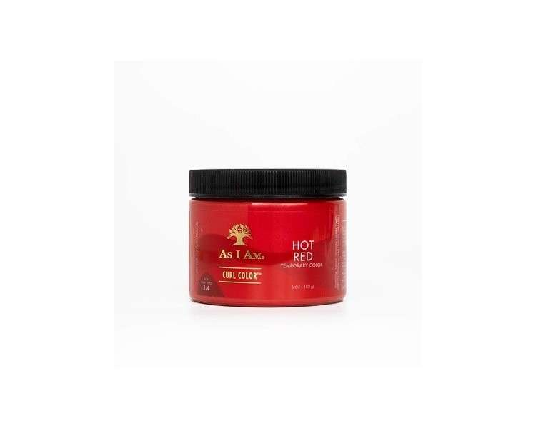 As I Am Curl Color Hot Red 6oz Color and Curling Gel Temporary Color