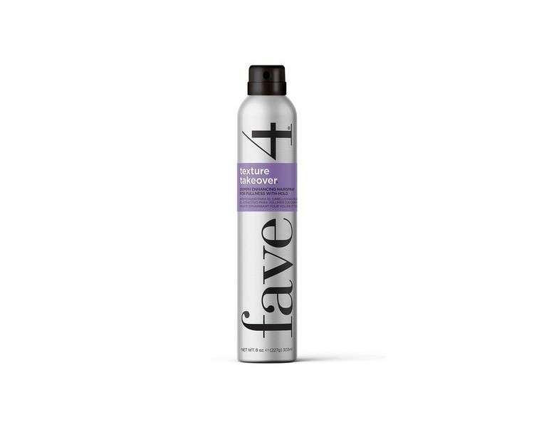 fave4 hair Texture Takeover Hairspray Oomph Enhancing Texturizing Spray for Volume 8oz