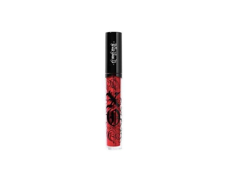 KVD Vegan Beauty XO Vinyl Lip Cream Lip Gloss Tulip Sexy Scarlet