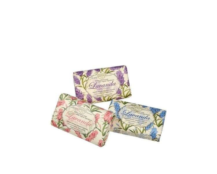 Nesti Dante Italian Natural Lavender Soap Set 150g x 3