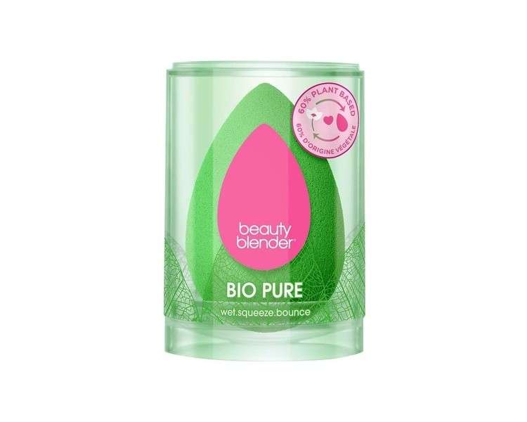 Beautyblender BIO PURE Green Makeup Sponge for Blending Foundations Powders and Creams - Vegan and Cruelty Free