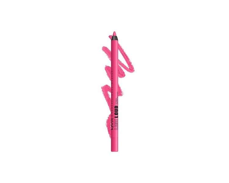 NYX Professional Makeup Line Loud Lip Liner with Jojoba Oil and Vitamin E 08 Movin' Up